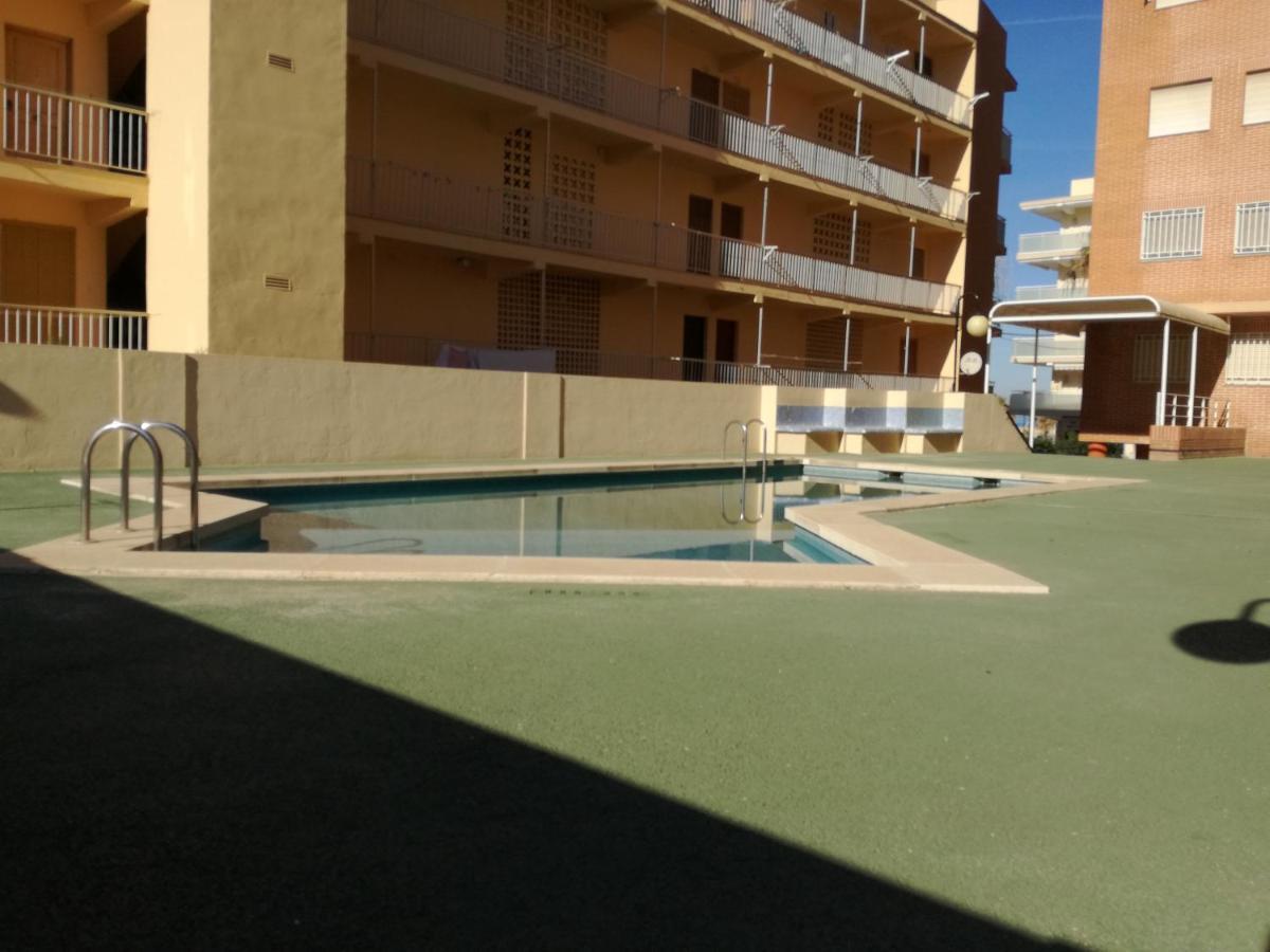 Apartamento Con Gran Terraza, Piscina Y Con Vistas Al Mar, A Solo 50 M De La Playa Daimus Ngoại thất bức ảnh