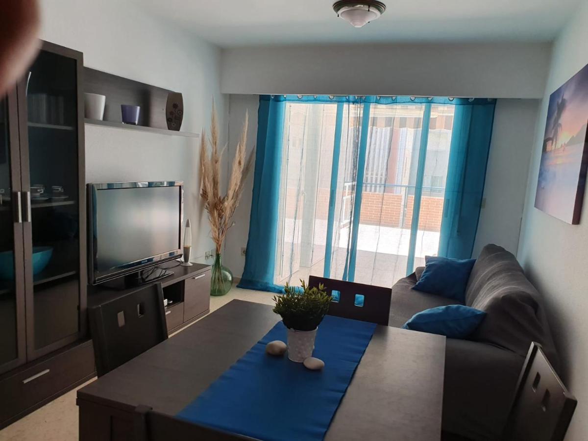 Apartamento Con Gran Terraza, Piscina Y Con Vistas Al Mar, A Solo 50 M De La Playa Daimus Ngoại thất bức ảnh